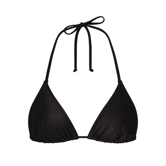 🖤NEW SKIMS SHINE SWIM BIKINI TRIANGLE TOP IN ONYX S - Picture 5 of 7